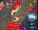 Adwoa Safo saved a seat for Akofena at their father's funeral despite dispute Adwoa Safo saved a seat for Akofena at their father's funeral despite dispute