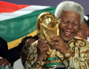 Colonel Quarshie (1st left), Chief of Staff Julius Debrah (2nd left) and other officials @ 58th Independence Anniv. Parade