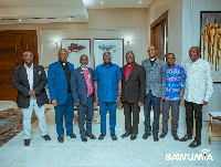 The delegation was led by Rev Enoch Nii Narh Thompson