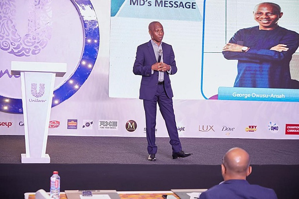 George Owusu-Ansah, the Managing Director of Unilever Ghana