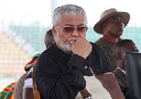 Jerry John Rawlings extended sympathy to the family and expressed grief over the loss of Kofi Annan