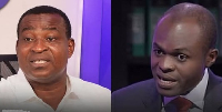 Bernard Antwi-Boasiako (L) and Martin Kpebu (R)