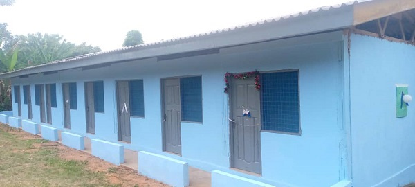 The 9-unit bungalow built for the teachers of Tsledom M/A Basic school
