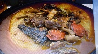 File photo of fufu with soup