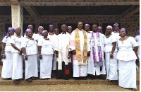Tema Archdeaconry of the Anglican Women's Fellowship with the other two Reverends