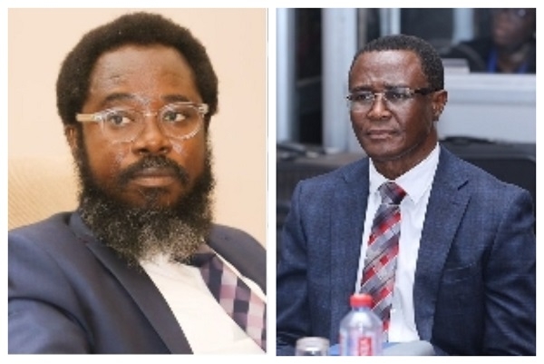 Prof Kobby Mensah (L)  is a senior lecturer at the UG and Dr. Ammishaddai is GRA bos