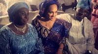 Tania Omotayo with her parents