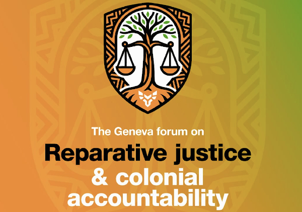 The Geneva Forum discussions surround colonial accountability