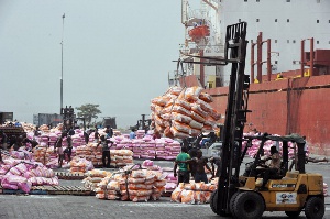 Ghana continues to import large quantities of food despite the vast arable lands available