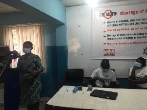 Mrs Elsie Ayeh, National President for the Ghana Network of Persons Living with HIV
