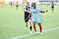Bernard Arthur has scored his first goal for Algerian club AS Ain M'lila