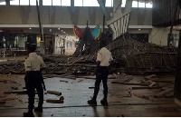 Although no casualty was recorded, it's not clear what caused the Kumasi Mall ceiling to cave in