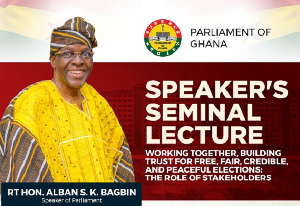 LIVESTREAMED: Bagbin, Prof. Kwesi Aning, others speak at Speaker’s Seminal Lecture