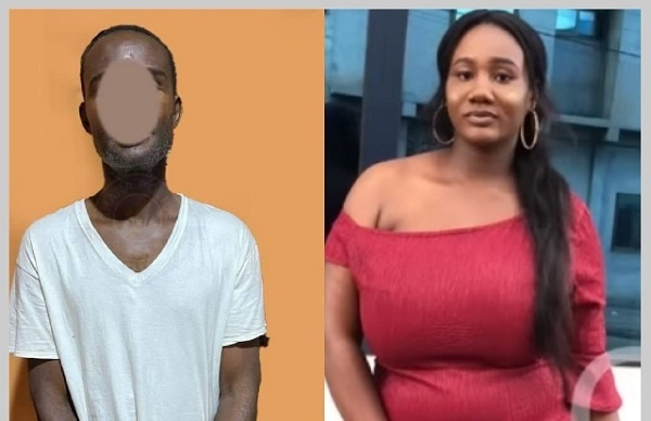 Accused Inspector Ahmed Twumasi and the late Victoria Dapaah