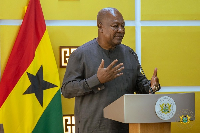 John Dramani Mahama is the President of Ghana