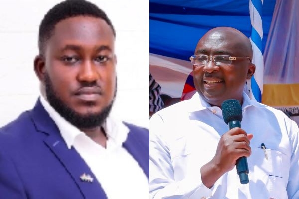Kwame Asiemoah Jnr (L), Dr Mahamudu Bawumia (R)