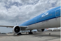 The affected Accra - Amsterdam bound KLM flight