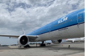 A KLM airplane