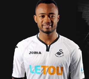 Jordan Ayew registered an assist for Swansea City