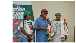 Eastern Regional Women’s Organizer of the NDC, Shirley Naana Osei Ampem (M)