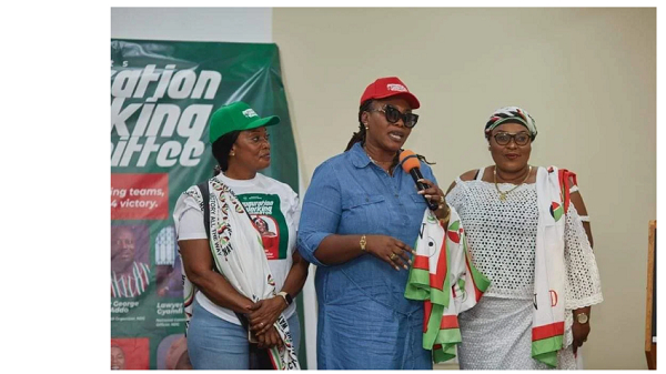 Eastern Regional Women’s Organizer of the NDC, Shirley Naana Osei Ampem (M)