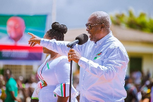 Flagbearer of the National Democratic Congres, John Dramani Mahama