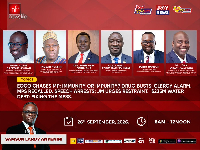 Flyer displaying guests and topics for the newsfile program