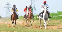 A scene from the Whitsun races held at the Accra Turf Club