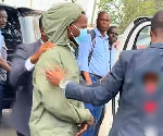 Watch as Black Stars’ viral fan ‘Powder Man’ arrives in court over fraud allegations