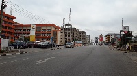 The ghost town of Kumasi yesterday