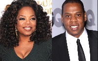 Oprah Winfrey and Jay Z