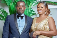Joana Quaye (R) wants the court to freeze Richard Nii Armah's (L) assets