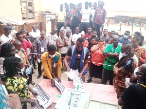 Vote counting in the Dome Constituency