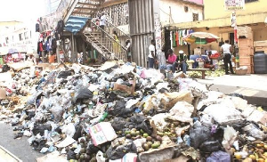 File Photo Showing A Market Choked With Filth