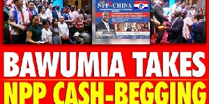 The Herald newspaper reports that Bawumia has taken the NPP donate for change to China