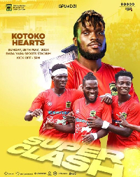 Kotoko are hosting Hearts of Oak at the Baba Yara Sports Stadium