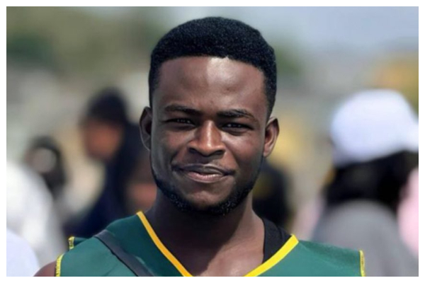 A photo of the late Caleb Mensah