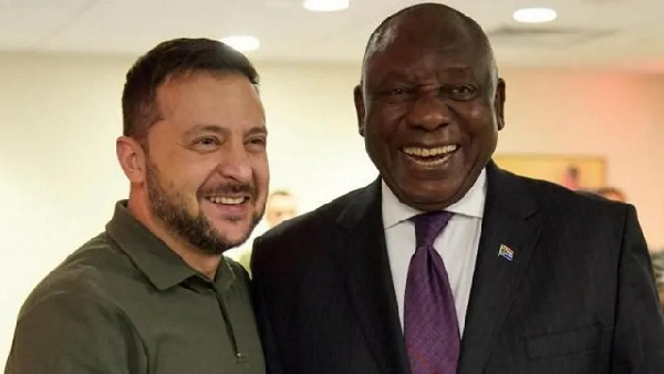 South Africa will soon play host to Ukraine President Volodymyr Zelensky