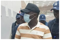 A photo the suspect, Matthew Adebiyi