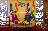 US Vice President, Kamala Harris  and President Akufo-Addo