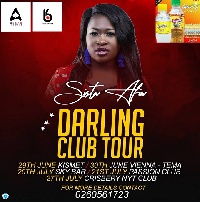 Darling Drink is sponsoring Sis Afia's tour