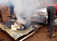 The NPP office in the vicinity was burnt down