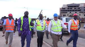 Minister of Roads and Highways Kwasi Amoako-Atta and his deputy Anthony Karbo