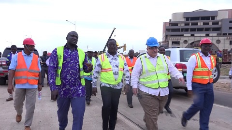 Minister of Roads and Highways Kwasi Amoako-Atta and his deputy Anthony Karbo