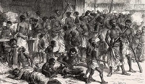 A sketch from a scene of the Ga-Fante War of 1811