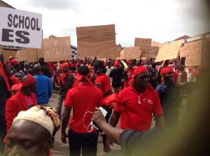 Coalition of opposition parties in the Northern region protest