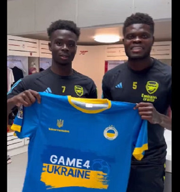 Thomas Partey and Bukayo Saka