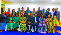 A group picture taken during the International Day for the Boy Child celebration organised by COP