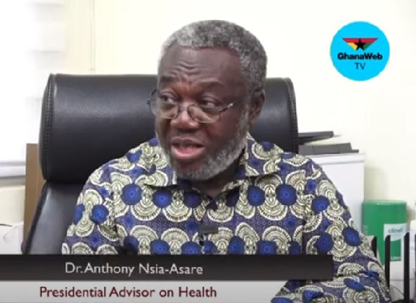 Presidential Advisor on Health, Dr. Anthony Nsiah Asare