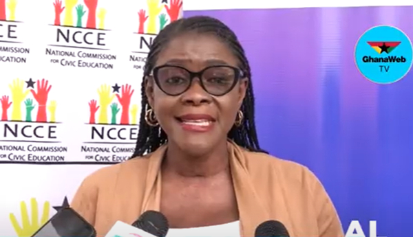 Chairperson of the National Commission for Civic Education (NCCE), Kathleen Addy